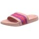 KangaROOS Unisex K-Slide Stripe Flache Sandale, Frost pink/Daisy pink, 37 EU