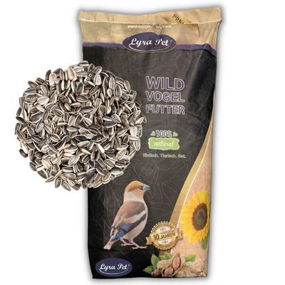 10 kg Lyra Pet Sonnenblumenkerne gestreift Neue Ernte