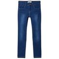 name it Damen NKFSALLI DNMTHAYERS 3391 SWE PANT NOOS Jeans, Dark Blue Denim, 164