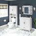 Key West 32W Bathroom Vanity, Mirror and Space Saver by Bush Furniture
