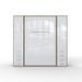 Contempo Vertical Wall Bed with 2 cabinets and mattress 63 x 78.7 inch