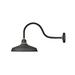Hinkley Foundry 1-Light Outdoor Wall Mount Lantern in Textured Black