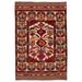 ECARPETGALLERY Hand-knotted Tajik Caucasian Red Wool Rug - 4'0 x 6'1