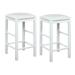 Speakeasy Backless 25-inch Counter Stools (Set of 2)