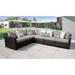 Kathy Ireland River Brook Wicker 6-piece Patio Sectional Set