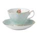 Royal Albert Polka Rose Teacup and Saucer Set