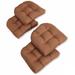 Blazing Needles Indoor/Outdoor Chair Cushions (Set of 4) - 19" x 19"