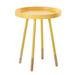 Marcella Paint-Dipped Round Tray-Top Side Table by iNSPIRE Q Modern