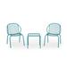 Boston Outdoor Modern 2 Seater Chat Set by Christopher Knight Home