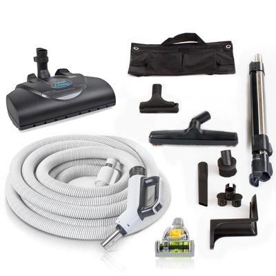 Premium Prolux 35' Universal Central Hose with Wessel Werk Power Nozzle (DIRECT CONNECT)