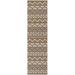 White 27 x 0.25 in Area Rug - Union Rustic Northpoint Geometric Brown/Ivory Indoor/Outdoor Area Rug | 27 W x 0.25 D in | Wayfair