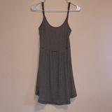 Brandy Melville Tops | Brandy Melville Os Grey Striped Tank Top | Color: Black/Gray | Size: Os