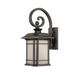 Acclaim Lighting Somerset 18 Inch Tall Outdoor Wall Light - 8112BK