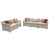 Fairmont 5 Piece Outdoor Wicker Patio Furniture Set