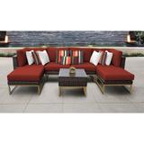 Amalfi 7 Piece Outdoor Wicker Patio Furniture Set 07a