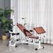 Soozier Multi-Exercise Full-Body Weight Rack with Bench Press, Leg Extension, Chest Fly Resistance Band & Preacher Curl