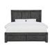 Carbon Loft Melbury Queen-size Solid Wood Storage Bed in Graphite