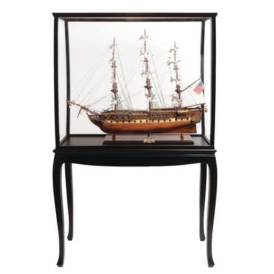 USS Constitution Large with Floor Display Case