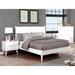 Corrine Mid-century Modern White Wood 3-piece Platform Bedroom Set by Furniture of America