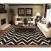 Copper Grove Raahe Wool Chevron Area Rug