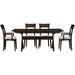 Copeland Furniture Sarah 5 Piece Butterfly Leaf Cherry Solid Wood Dining Set Wood/Upholstered in Brown/Red | 30 H in | Wayfair