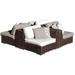 Ebern Designs Ferraro 4 - Person Outdoor Seating Group Plastic in Brown | Wayfair 4 PC SET-903-S4/Z-680-SU-732