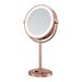 Wrought Studio™ McNairy Lighted Magnifying Makeup Mirror in Yellow | 15.75 H x 8.5 W x 6 D in | Wayfair 59CCED3CC7E84F659BAD66F8BED19ED4
