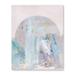 Wrought Studio™ Over the Moon I by Hope Bainbridge - Wrapped Canvas Graphic Art Print Canvas in Blue/Pink | 10 H x 8 W x 1.5 D in | Wayfair