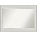 Charlton Home® Sheraton Beveled Bathroom Mirror Plastic in White | 28.88 H x 40.88 W x 1.875 D in | Wayfair 5B78C723FC1A48DFA712029E873740B8