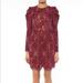 Michael Kors Dresses | Michael Kors Scalloped Corded Floral Lace Dress | Color: Red | Size: 00