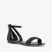 Michael Kors Shoes | Cardi Flat Sandal In Chunky Glitter | Color: Black | Size: 8.5