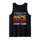 Otaku Anime Fan Liebhaber Geschenk Cosplay Kostüm Tank Top