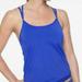 Athleta Swim | Athleta 36d/Dd Caspian Blue Cross Back Tankini Top | Color: Blue | Size: 36d/Dd