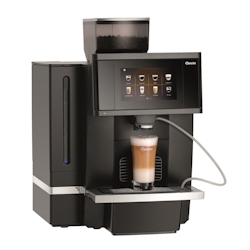 Bartscher Kaffeevollautomat Espresso Cappuccino KV1 Comfort mit Festwasser - 190031