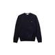 Lacoste Men V-Neck Sweater AH0844,Men´s Fashion Knit Sweater,Regular Fit,MOHA Chine/Navy Blue-Flour(1DR),Small (3)