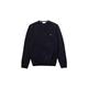 Lacoste Men V-Neck Sweater AH0844,Men´s Fashion Knit Sweater,Regular Fit,MOHA Chine/Navy Blue-Flour(1DR),Small (3)