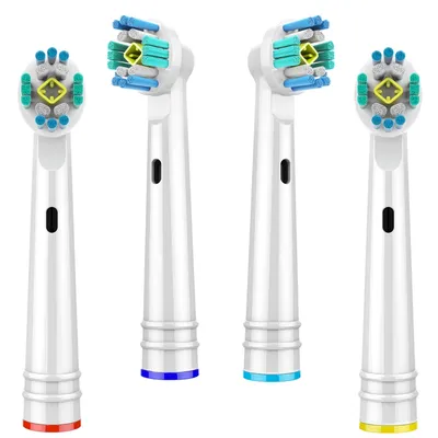 Têtes de brosse à dents électrique de rechange 4 pièces pour oral-b Advance Power/Pro Health