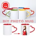 Personnalisé imprimé Multi couleur poignée tasse bricolage Photo LOGO texte tasse à café voyage