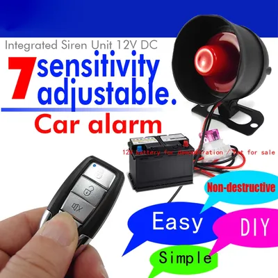 Dispositif de système d'alarme de voiture Vibration Dispositif d'alarme automatique Démarrage