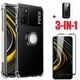 Coque Poco x5 pro M4 etui en métal Poco-m3 etui pour Xiaomi Pocophone F4 étui protecteur d'objectif