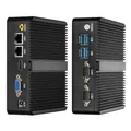 Mini PC Intel Celeron J4125 2x LAN Gigabit 2x RS232 HDMI VGA PCIE wi-fi/4G 4x USB sans