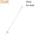 YCLAB-BuCord avec robinet d'arrêt équipement de chimie de laboratoire en verre transparent acide