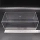Présentoir Transparent en Acrylique de 29cm avec Base Noire Boîte Anti-Poussière pour Modèles de