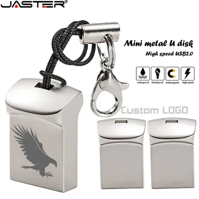 JASTER — Mini-clé USB en métal personnalisée à offrir en cadeau 4GB 8GB 16GB 32GB 64GB 128GB