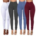 Jeans crayon Slim taille haute pour femmes vêtements de jogging pour femmes pantalons skinny pour
