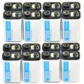 Batterie aste durable bloc d'alimentation noir NiMh PPS 9V 900mAh 2-24 pièces