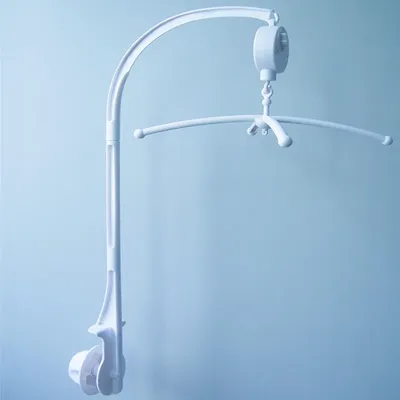 Ensemble de support de hochets blancs pour bébé jouet Mobile pour berceau cloche bras boîte à