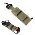 First Aid Kit Molle Medical Scissor Pouch Nylon EDC Tourniquet Holder Waist Pack Knife Flashlight