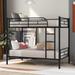 Nestfair Twin-Over-Twin Metal Bunk Bed