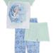 Disney Pajamas | Nwt 6 Frozen Anna Elsa Pajamas 3p Birthdays Spring | Color: Blue/Green | Size: 6g